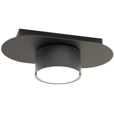 Emibig Stilo lampa podsufitowa 1x12 W czarna 1449/1