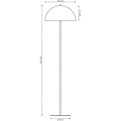 Emibig Mogu lampa stojąca 1x15 W żółta 1458/LP1