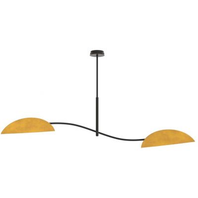 Emibig Lotus lampa podsufitowa 2x10 W musztardowy 1460/2