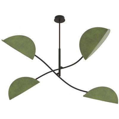 Emibig Lotus lampa podsufitowa 4x10 W zielona 1461/4