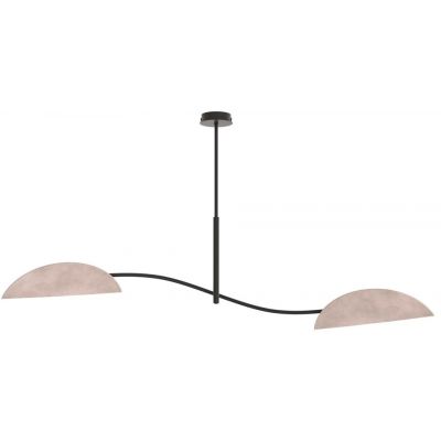 Emibig Lotus lampa wisząca 2x10 W szary 1462/2
