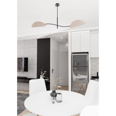 Emibig Lotus lampa wisząca 2x10 W szary 1462/2