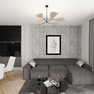 Emibig Lotus lampa podsufitowa 6x10 W szara 1462/6