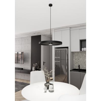 Emibig Solis lampa wisząca 1x12 W czarna 1464/1L