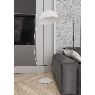 Emibig Arcos lampa stojąca 1x12 W biała 1470/LP1