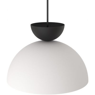 Emibig Lunaro lampa wisząca 1x12 W biała-czarna 1475/1L
