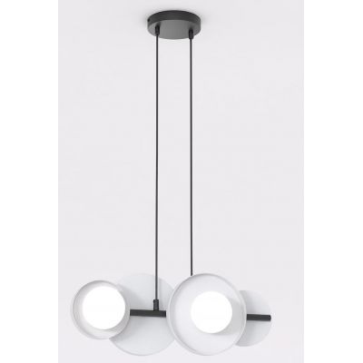 Emibig 4 BL Gray lampa wisząca 4x8 W szary 1489/4