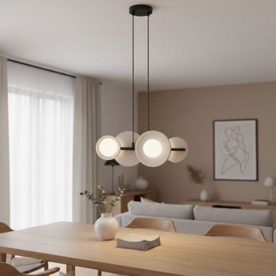 Emibig 4 BL Gray lampa wisząca 4x8 W szary 1489/4