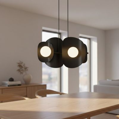 Emibig Elementi lampa wisząca 4x8 W czarna 1491/4