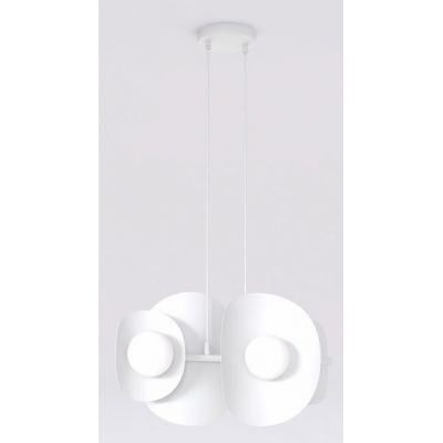 Emibig Elementi lampa wisząca 4x8 W biała 1492/4