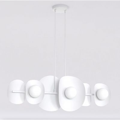 Emibig Elementi lampa wisząca 6x8 W biała 1492/6