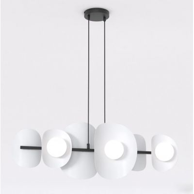 Emibig Elementi lampa wisząca 6x8 W szary 1494/6