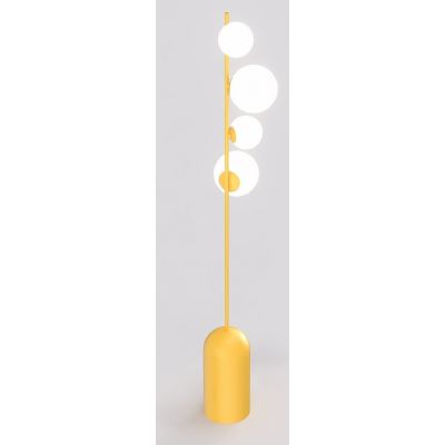 Emibig Etno lampa stojąca 4x8 W pomarańczowa 1502/LP4