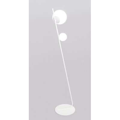 Emibig Tatu lampa stojąca 2x8 W biała 1505/LP2