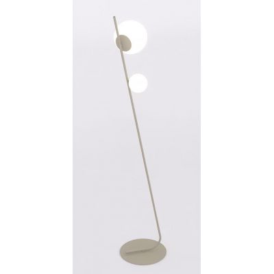 Emibig Tatu lampa stojąca 2x8 W kremowa 1506/LP2