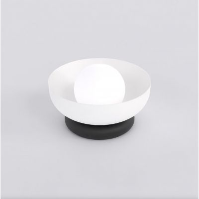 Emibig Ozzy lampa stołowa 1x8 W biała/czarna 1516/LN1