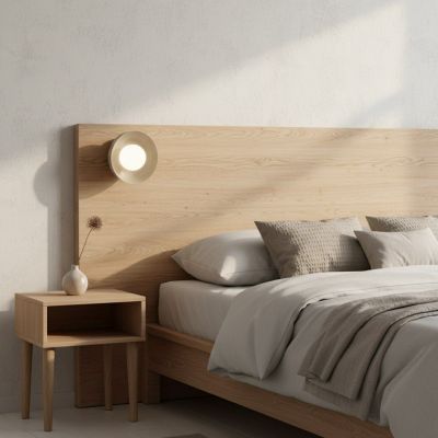 Emibig Ozzy kinkiet 1x8 W czarny/beżowy 1517/K1