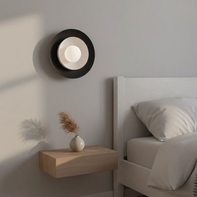 Emibig Poppi kinkiet 1x8 W biały/czarny 1519/K1