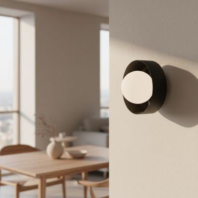 Emibig Lulu kinkiet 1x8 W czarny 1536/K1