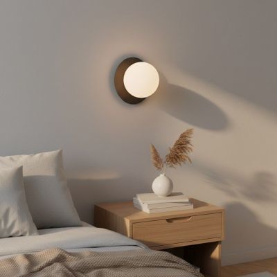 Emibig Americana kinkiet 1x8 W czarny 1553/K1