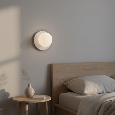 Emibig Americana kinkiet 1x8 W biały 1554/K1