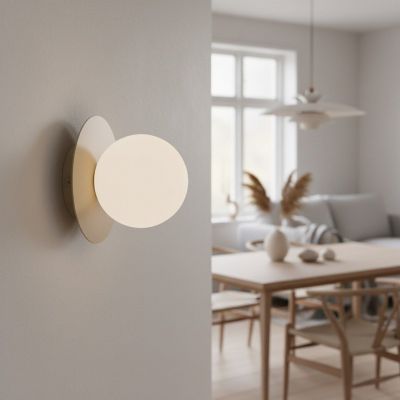 Emibig Americana kinkiet 1x8 W beżowy 1555/K1