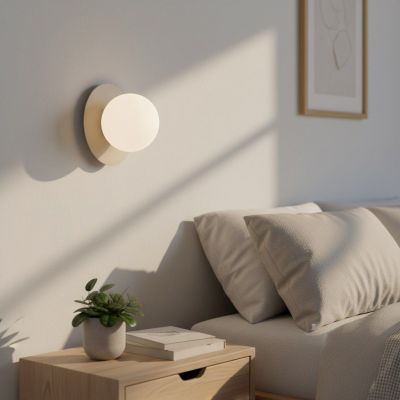 Emibig Americana kinkiet 1x8 W beżowy 1555/K1