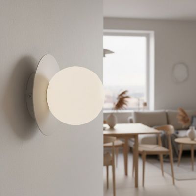 Emibig Americana kinkiet 1x8 W szary 1556/K1