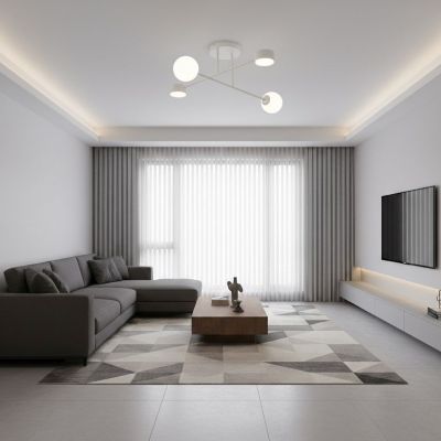 Emibig Holon lampa podsufitowa 4x8 W biała 1559/4