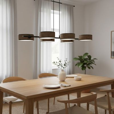 Emibig Drumz lampa wisząca 6x10 W brązowa 1563/6