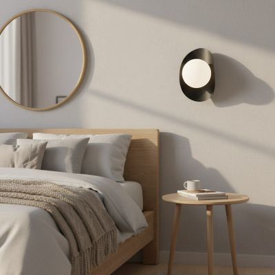 Emibig Fiero kinkiet 1x8 W czarny 1585/K1