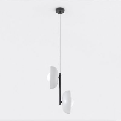 Emibig Vanila lampa wisząca 2x8 W szary 1597/2