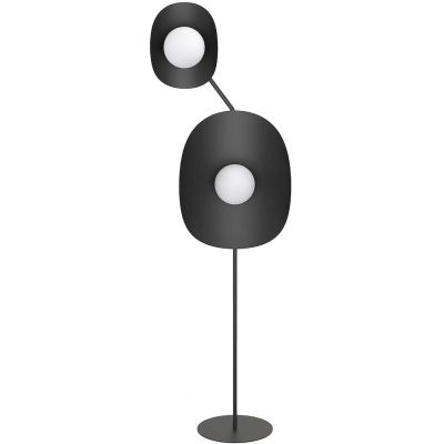 Emibig Delulu lampa stojąca 2x8 W czarna 1600/LP2