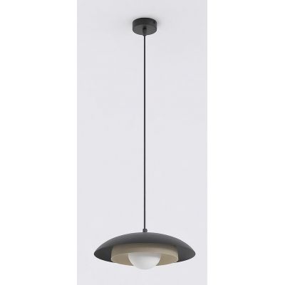 Emibig Skin lampa wisząca 1x8 W czarna/cappuccino 1604/1