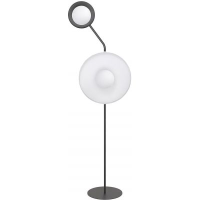 Emibig Kiss lampa stojąca 2x8 W biała/czarna 1609/LP2
