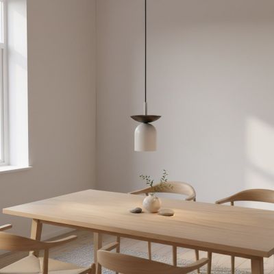 Emibig Ego lampa wisząca 1x10 W czarna 1611/1