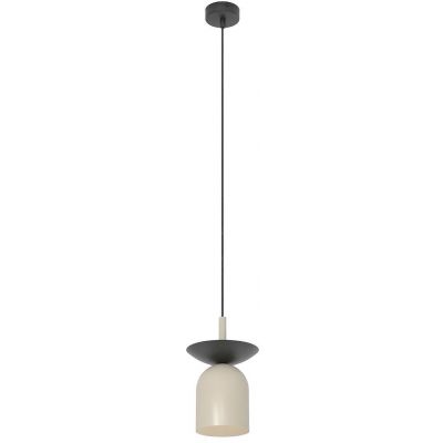 Emibig Ego lampa wisząca 1x10 W czarna/cappuccino 1612/1