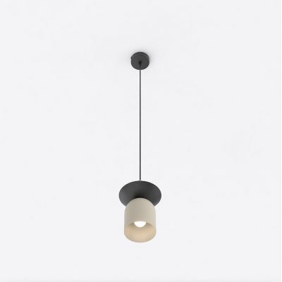 Emibig Ego lampa wisząca 1x10 W czarna/cappuccino 1612/1