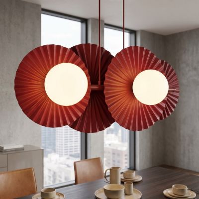 Emibig Umbra lampa wisząca 4x8 W burgund 1729/4