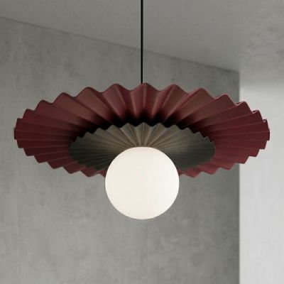 Emibig Umbra lampa wisząca 1x8 W burgund/czarna 1732/1
