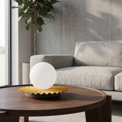Emibig Umbra lampa stołowa 1x8 W pomarańczowa/czarna 1733/LN1