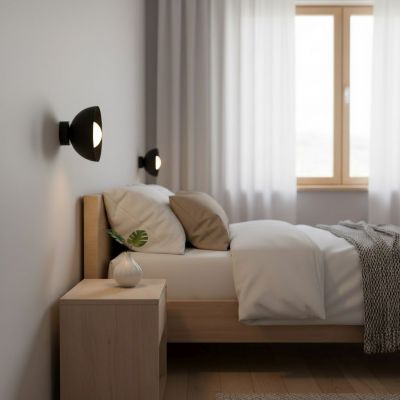 Emibig Bibi kinkiet 1x8 W czarny 1544/K1