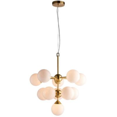 Endon Oscar lampa wisząca 11x3W złota/biała 76500