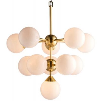 Endon Oscar lampa wisząca 11x3W złota/biała 76500