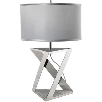 Elstead Lighting Aegeus lampa stołowa 1x60 W srebrna-nikiel AEGEUS-TL