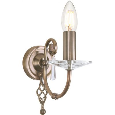 Elstead Lighting Aegean kinkiet 1x60 W postarzany  mosiądz AG1-AGED-BRASS