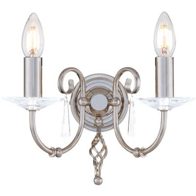 Elstead Lighting Aegean kinkiet 2x60 W nikiel polerowany AG2-POL-NICKEL