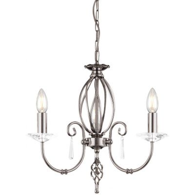 Elstead Lighting Aegean lampa wisząca 3x60 W polerowany nikiel AG3-POL-NICKEL