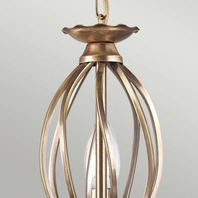 Elstead Lighting Aegean lampa wisząca 5x60 W postarzany mosiądz AG5-AGED-BRASS