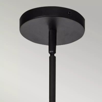 Elstead Lighting Daphne lampa wisząca 1x60 W czarna ALM-DAPHNE-P-L-MB